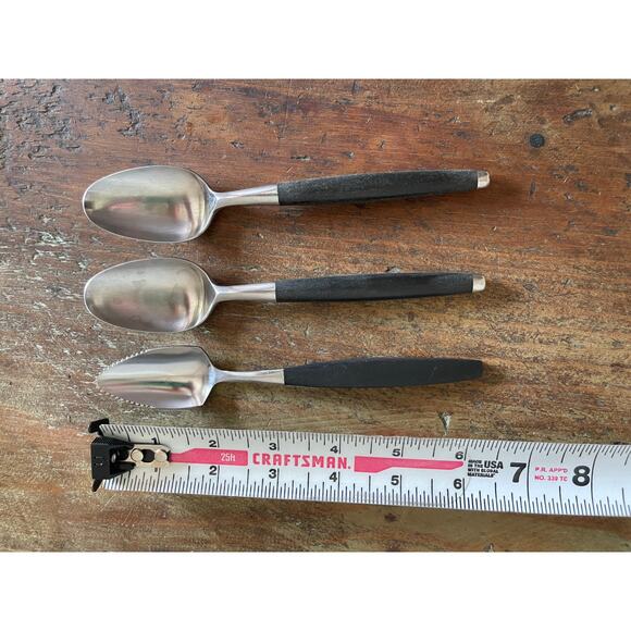MCM Vintage Danish grapefruit and soup spoons - Picture 1 of 3